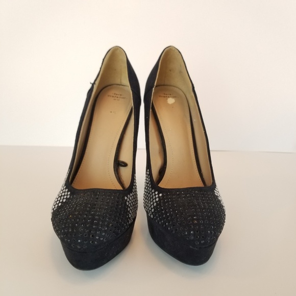 SOLD 💫 Zara Trafaluc Black Suede Heels 8.5 - Picture 3 of 8